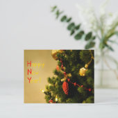 Gelukkig nieuwjaar! feestdagenkaart (Staand voorkant)