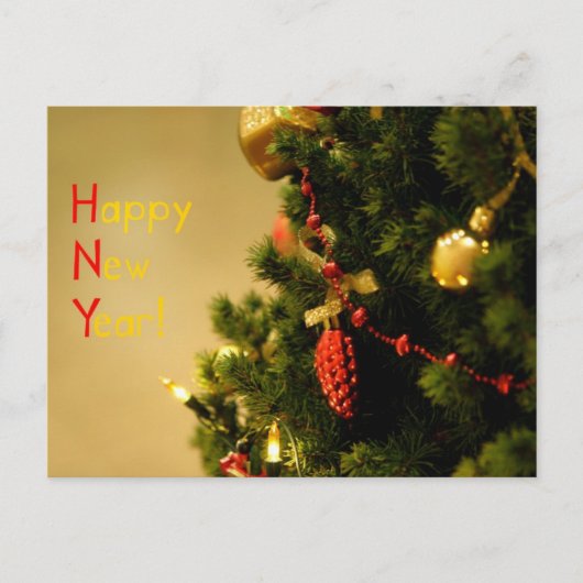 Gelukkig nieuwjaar! feestdagenkaart (Voorkant)