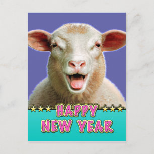 GELUKKIG NIEUWJAAR FEESTDAGENKAART