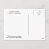 Gelukkig nieuwjaar feestdagenkaart (Achterkant)