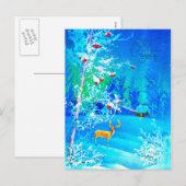 Gelukkig nieuwjaar feestdagenkaart (Voorkant / Achterkant)