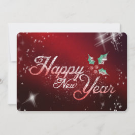 Gelukkig nieuwjaar feestdagenkaart