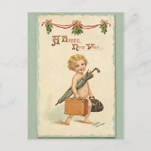 Gelukkig Nieuwjaar Feestdagenkaart (Voorkant)