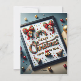 gelukkig nieuwjaar feestdagenkaart