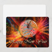 Gelukkig nieuwjaar feestdagenkaart (Voorkant / Achterkant)