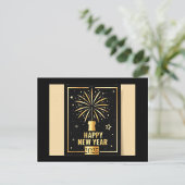 Gelukkig nieuwjaar feestdagenkaart