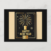 Gelukkig nieuwjaar feestdagenkaart (Voorkant)