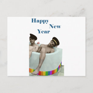 Gelukkig nieuwjaar feestdagenkaart