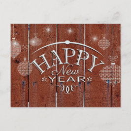 Gelukkig nieuwjaar feestdagenkaart