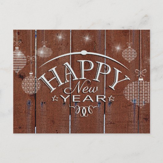 Gelukkig nieuwjaar feestdagenkaart (Voorkant)