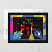 Gelukkig Nieuwjaar Feestdagenkaart (Voorkant / Achterkant)