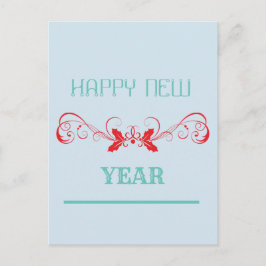 Gelukkig nieuwjaar feestdagenkaart