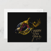 Gelukkig nieuwjaar feestdagenkaart (Voorkant / Achterkant)