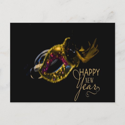 Gelukkig nieuwjaar feestdagenkaart (Voorkant)