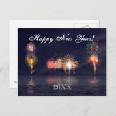 Gelukkig nieuwjaar feestdagenkaart (Voorkant / Achterkant)