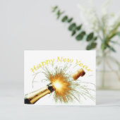 Gelukkig nieuwjaar feestdagenkaart (Staand voorkant)