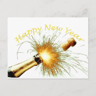 Gelukkig nieuwjaar feestdagenkaart