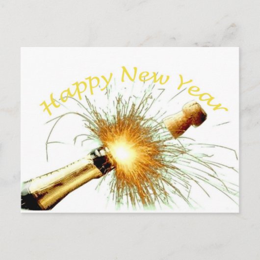 Gelukkig nieuwjaar feestdagenkaart (Voorkant)