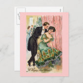  gelukkig nieuwjaar feestdagenkaart (Voorkant / Achterkant)