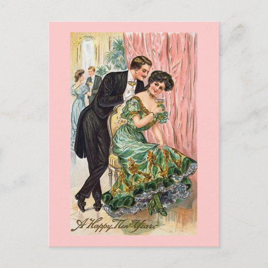  gelukkig nieuwjaar feestdagenkaart (Voorkant)