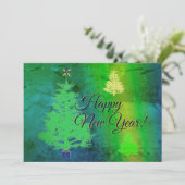 Gelukkig nieuwjaar feestdagenkaart (Staand voorkant)