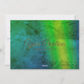 Gelukkig nieuwjaar feestdagenkaart (Achterkant)