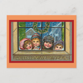 Gelukkig nieuwjaar feestdagenkaart