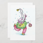 Gelukkig nieuwjaar feestdagenkaart (Voorkant / Achterkant)