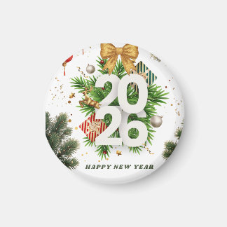 Gelukkig Nieuwjaar – Feestelijke Kerst Speelgoed, Magneet