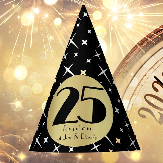 Gelukkig nieuwjaar feesthoedjes