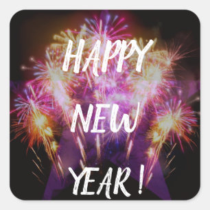 Gelukkig nieuwjaar, Fireworks Sticker