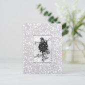 GELUKKIG NIEUWJAAR  FLAPPER BRIEFKAART (Staand voorkant)