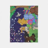 Gelukkig nieuwjaar! fleece deken (Voorkant)