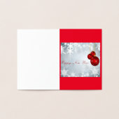 GELUKKIG NIEUWJAAR FOLIE KAARTEN (Binnen)