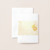 GELUKKIG NIEUWJAAR FOLIE KAARTEN (Met envelop)