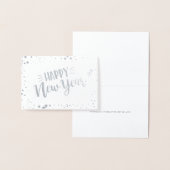 Gelukkig nieuwjaar folie kaarten (Display)