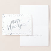 Gelukkig nieuwjaar folie kaarten (Display)