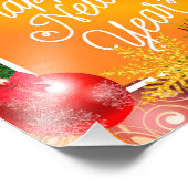 Gelukkig nieuwjaar foto afdruk (Hoek)