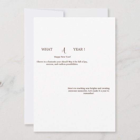 Gelukkig Nieuwjaar Foto Algemeen Nieuwjaar Kaart (Voorkant)