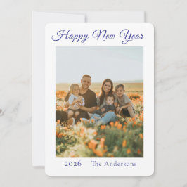 Gelukkig Nieuwjaar Foto Feestdagenkaart