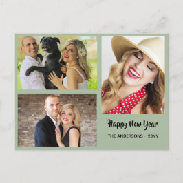 Gelukkig Nieuwjaar - FOTOCOLLAGE - Persoonlijk 2 Feestdagenkaart