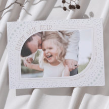 Gelukkig Nieuwjaar Fotokaart Classic Border