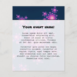 Gelukkig Nieuwjaar Fractal Flyer