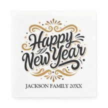 Gelukkig Nieuwjaar gepersonaliseerd