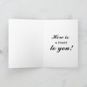 "Gelukkig Nieuwjaar" gevouwen aankondiging Kaart (Binnen)