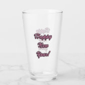 Gelukkig nieuwjaar glas (Achterkant)