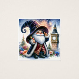 Gelukkig Nieuwjaar! GNOME-serie Vierkante Visitekaartjes