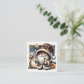 Gelukkig Nieuwjaar Gnome Series Informatiekaartje (Staand voorkant)