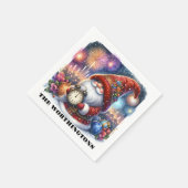 Gelukkig Nieuwjaar Gnome servetten (Hoek)