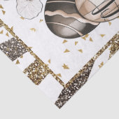 Gelukkig Nieuwjaar Gnome Tissuepapier (Detail)